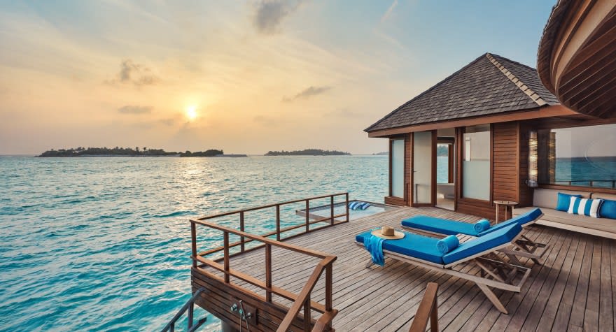 Sunrise Over Water Villa